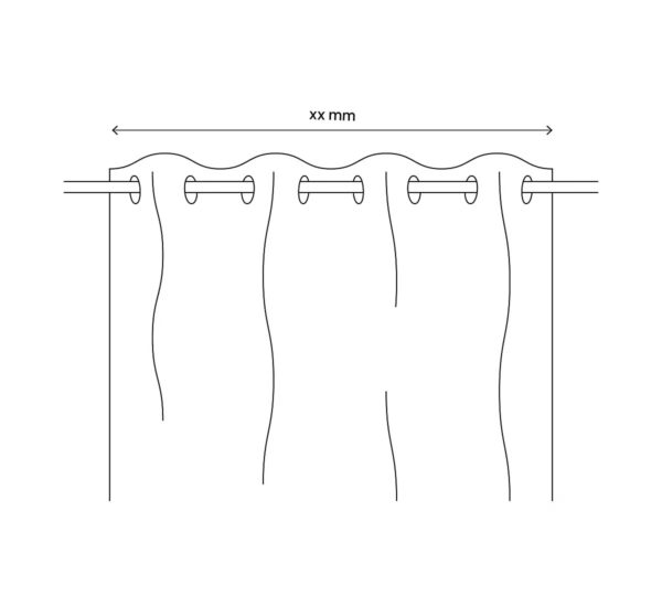 Rideau gris foncé (4) Rideau gris foncé