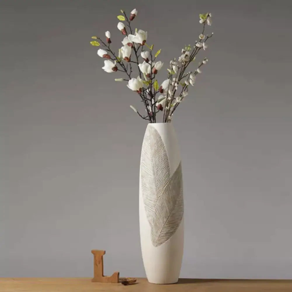 grand-vase-blanc-80-cm-552 Grand Vase Blanc Décoratif 80cm