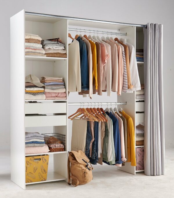 kit-dressing-decor-blanc-avec-rideau-l-200-x-h-200-4-x-p-48-25-cm_3601653484833_15c_FR_CF Kit dressing décor blanc avec rideau l. 200 x H. 200,4 x P. 48,25 cm