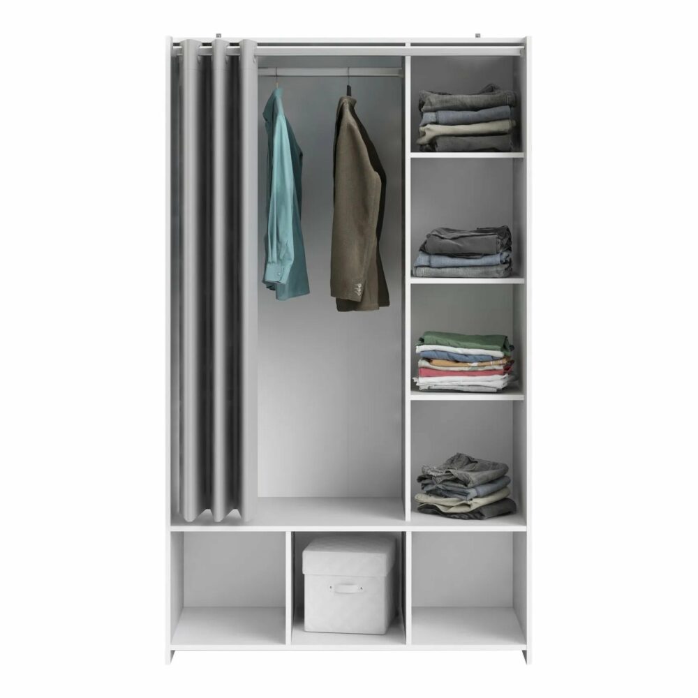 telechargement_028b2580-beed-4a68-9895-bd9c8ea841e4 Kit dressing avec rideau gris L.105 cm OPTIMAL 2 blanc