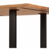Table de séjour L.200 x l.100 cm VATIRA acacia et noir