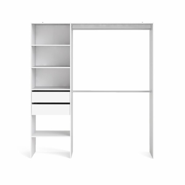 telechargement_1_3619b0b9-32d9-4b50-98a7-8599cc1465ec Kit dressing 1 colonne réversible Zodiak coloris blanc H. 200 x L. 180 x P. 45 cm