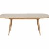Table à manger extensible 160-200 x 90 cm COLUMBUS imitation chêne