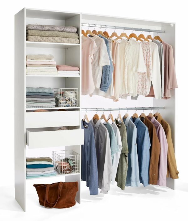 telechargement_2_38eb2188-7968-46a8-bd4b-d2629149c53c Kit dressing 1 colonne réversible Zodiak coloris blanc H. 200 x L. 180 x P. 45 cm