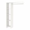 Kit dressing 1 colonne ajustable Pole décor blanc H. 180 x L. 120 x P. 39,7 cm