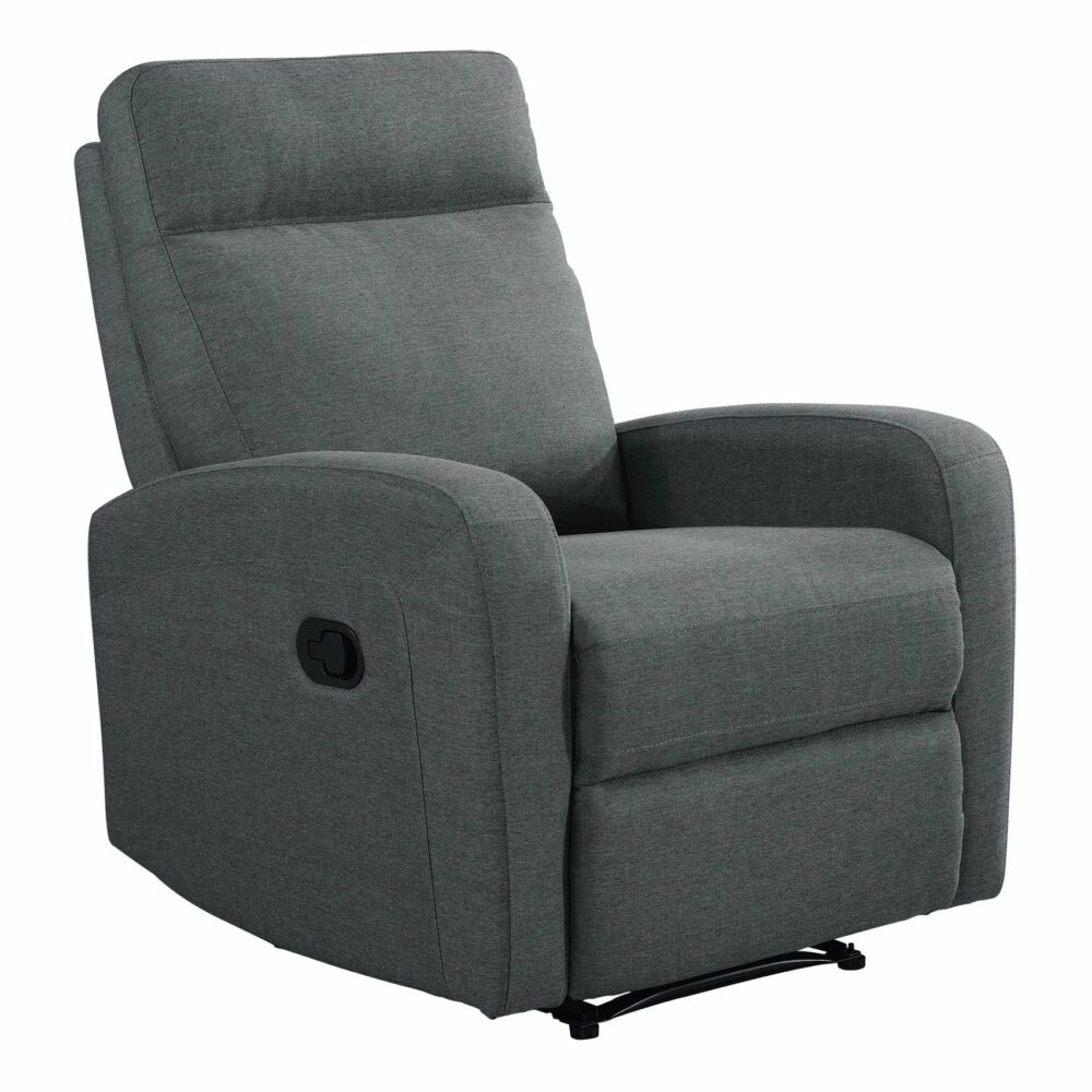 Fauteuil Relax OSCAR Tissu Gris Clair