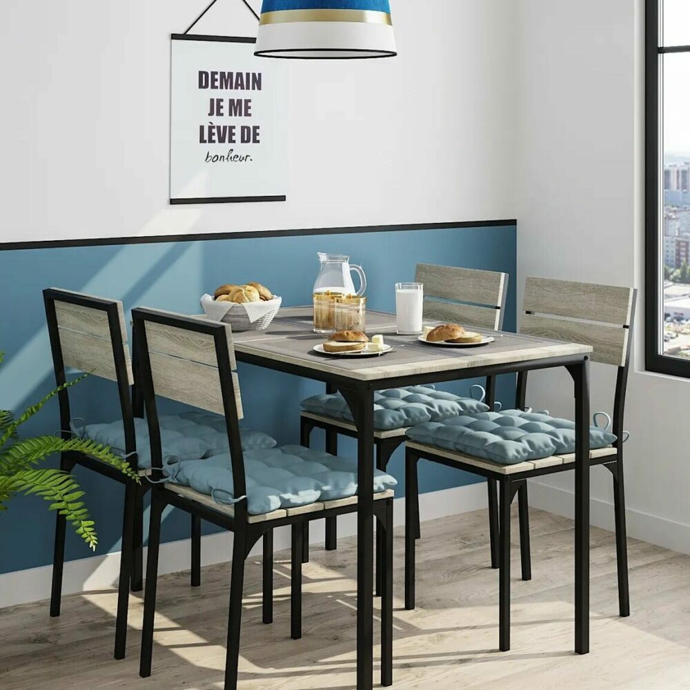 telechargement_4013db8d-e8ea-4b6f-8649-8be8c531f560 Ensemble table + 4 chaises EDISON Noir et Imitation chêne