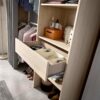 Armoire Dressing Extensible En Panneau De Particules Coloris Chêne Naturel