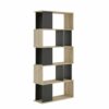 Bibliothèque L. 80 cm CLASS Imitation chêne/noir
