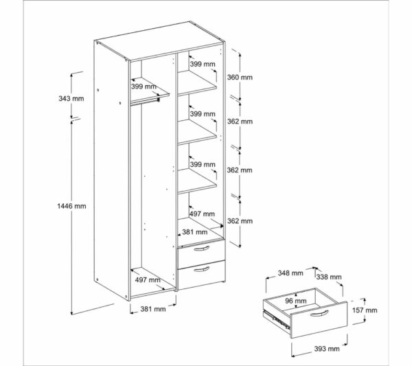 telechargement_6_ad590e19-8f78-4de2-b5bb-1488c9c0f6ba Armoire DAILY2 avec 2 portes 2 tiroirs imitation Chêne sonoma et blanc