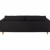 Canapé 3 places BILBO tissu Gris anthracite