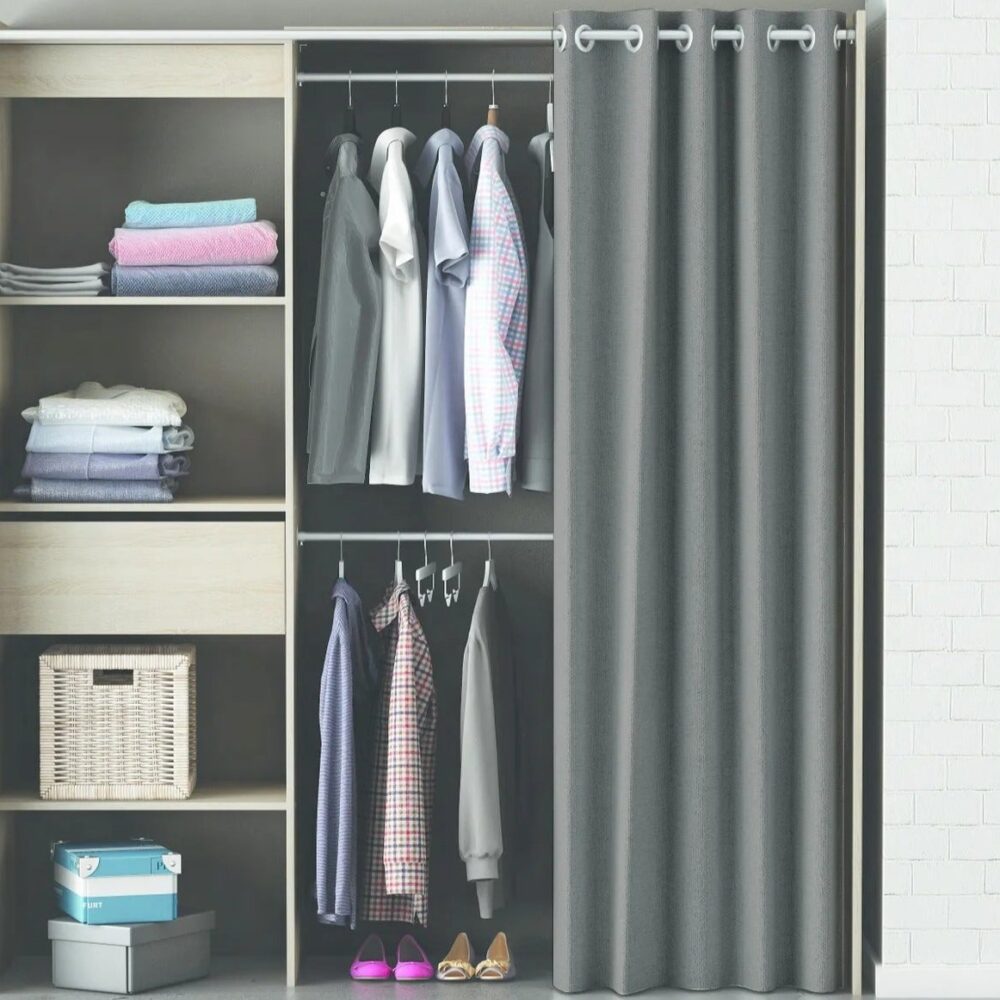 Armoire dressing extensible MOKA imitation Chêne brossé et noir