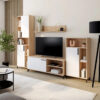 Ensemble meuble TV CANTAL (4 éléments)