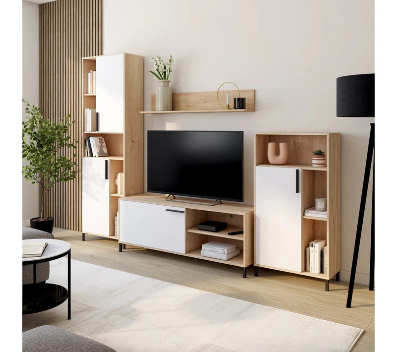Ensemble meuble TV CANTAL (4 éléments)