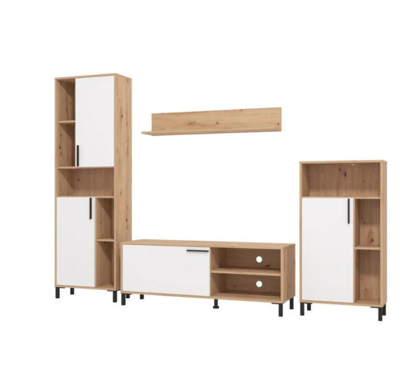 Ensemble meuble TV CANTAL (4 éléments)