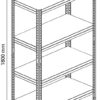 Étagère de garage en acier thermo-lacqué GoodHome Rand