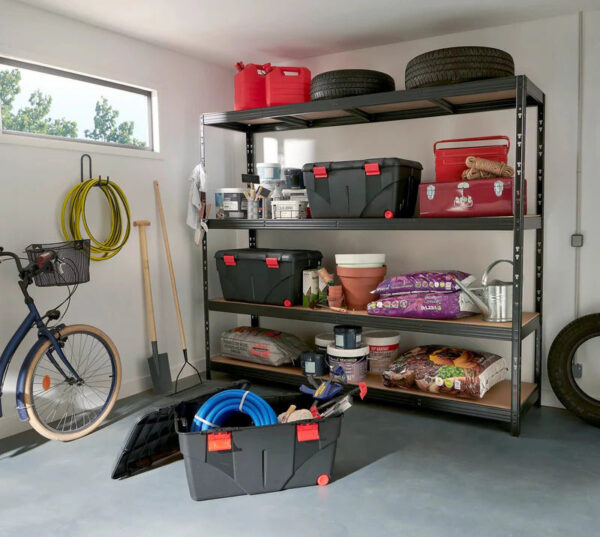 Étagère métal XXL 4 tablettes