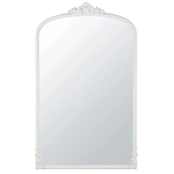 OMERA - Grand miroir rectangulaire en bois de paulownia doré
