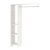 Kit dressing 1 colonne ajustable Pole décor blanc