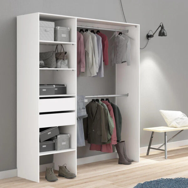 Kit dressing 1 colonne réversible Zodiak coloris blanc