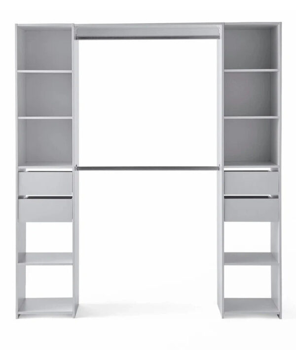 Kit dressing 2 colonnes H. 200cm x L. 180cm