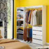 Kit dressing ouvert blanc Karisma 1 colonne