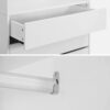 Module Dressing Avec 4 Tiroirs Et 1 Penderie Blanc. Panneaux Stratifiés