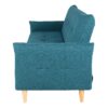 Banquette lit BIMBO tissu Bleu canard