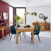 Chaise APPOLINE velours vert