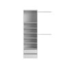 telechargement_1_44c2f9b9-3af1-4509-815d-1d1afeba6902 Kit Dressing 1 Colonne 2 Penderies Et 2 Tiroirs - Blanc - L 117 X P 48 X H 200