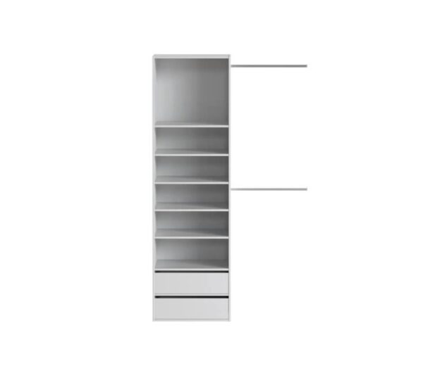 telechargement_1_44c2f9b9-3af1-4509-815d-1d1afeba6902 Kit Dressing 1 Colonne 2 Penderies Et 2 Tiroirs - Blanc - L 117 X P 48 X H 200