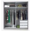 Caisson 3 Tiroirs Pour Intérieur D'armoire - Tsira - L 60 X L 44 X H 57 Cm