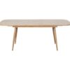 Table à manger extensible 160-200 x 90 cm COLUMBUS imitation chêne