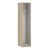 Armoire dressing imitation chêne EXTENSO L.250 compo 6