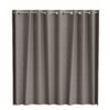 Armoire dressing extensible avec rideau MOKA imitation chêne foncé wengé