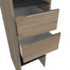 Dressing Extensible Avec Rideau Bois Naturel
