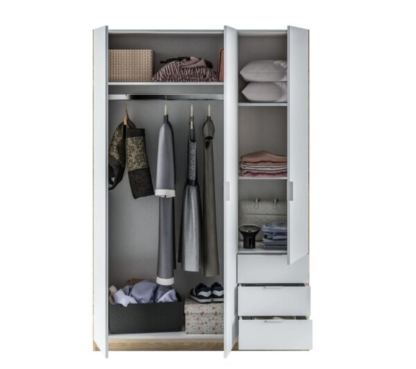telechargement_1_d44fb0d2-4b2e-42d2-b5c4-f7b90cfbefd5 Armoire ZOA 3 tiroirs et 3 portes Blanc et chêne