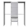 telechargement_28989975-7590-43a9-bf6c-a3178e48e0b5 Aménagement Dressing Blanc/béton Clair - Kiyin - L 179 X L 50 X H 202 Cm