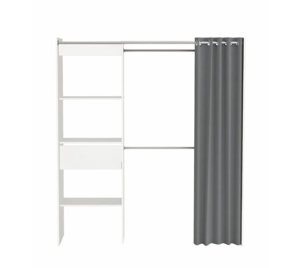 telechargement_2_21842cd7-4f2f-4908-93e5-4236ced8a439 Armoire dressing extensible MOKA Blanc perle et rideau gris