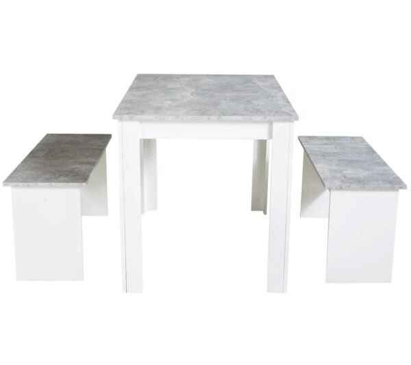 telechargement_2_46fe0bf6-ee76-4cc6-ab10-9d0e1bdf668e Ensemble table à manger et 2 bancs design PASTA Blanc et imitation béton