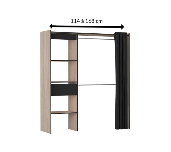 telechargement_2_500c5012-a26e-4d1d-b037-82702ce1af36 Armoire dressing extensible MOKA imitation Chêne brossé et noir