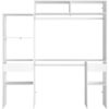 Kit Dressing Extensible Artic Ekipa - 2 Penderies + 2 Tiroirs + 1 Surmeuble - L198 X P40 X H202 Cm