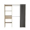 Armoire dressing extensible MOKA imitation Chêne kronberg