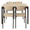 Set table et chaise OPAL imitation chêne