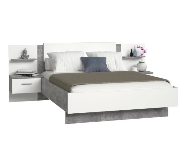 telechargement_2_ae20c8d4-7c7a-4557-ad42-cbd98dab23c3 Lit 140x190 cm GINGER 2 chevets suspendus Gris clair et blanc mat