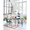Chaise APPOLINE velours vert