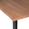 Table de séjour L.200 x l.100 cm VATIRA acacia et noir