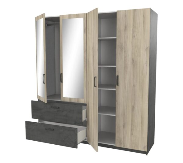 telechargement_3_1695b4f1-7472-45f4-a952-1b33a0894aaa Armoire 4 portes 2 tiroirs L.179 cm READY imitation chêne kronberg et ardoise