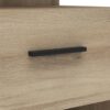Aménagement Dressing Extensible Chêne/noir - Gari - L 140/179 X L 48 X H 207 Cm
