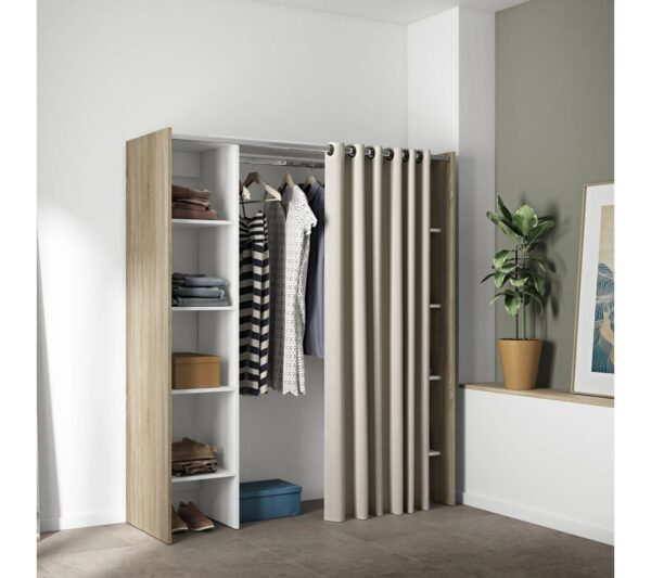telechargement_3_7cb56198-194e-4831-97d9-3067b732a562 Dressing Tom Chêne Naturel Et Rideau Taupe Deux Colonnes 185,3 X 182
